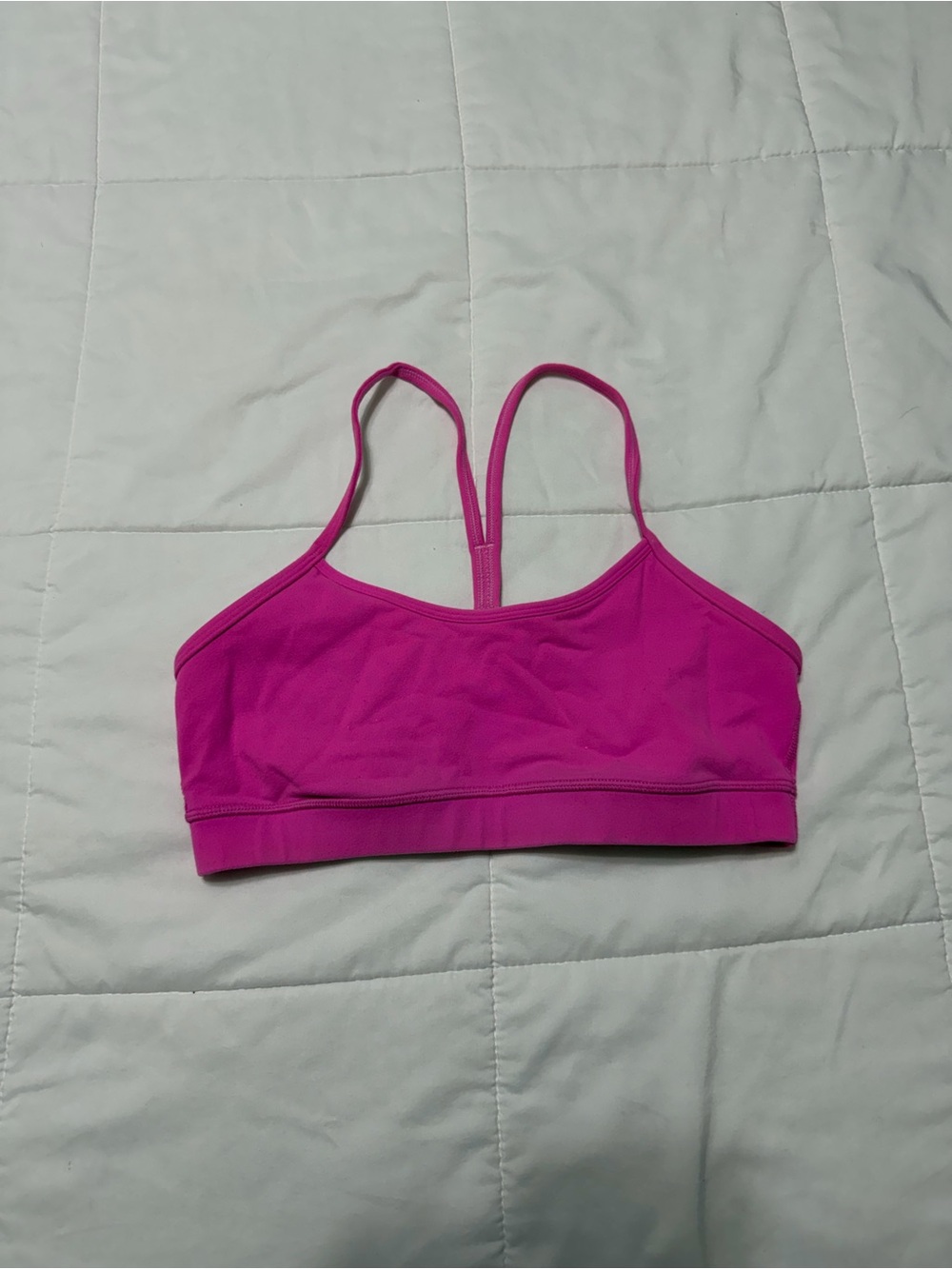 lululemon athletica Hot Pink Strappy Sports Bralette